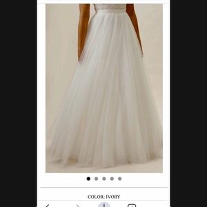 Jenny Yoo Ivory Tulle A-Line Wedding Dress